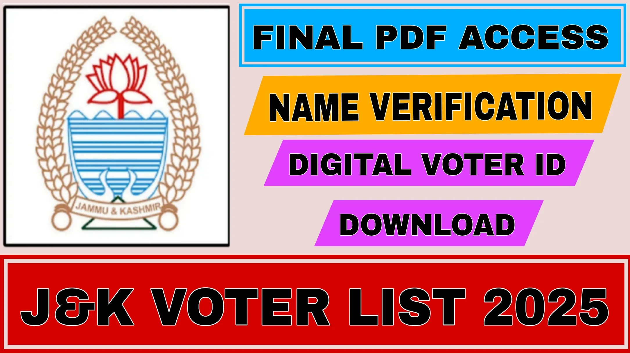 J&K Voter List 2025